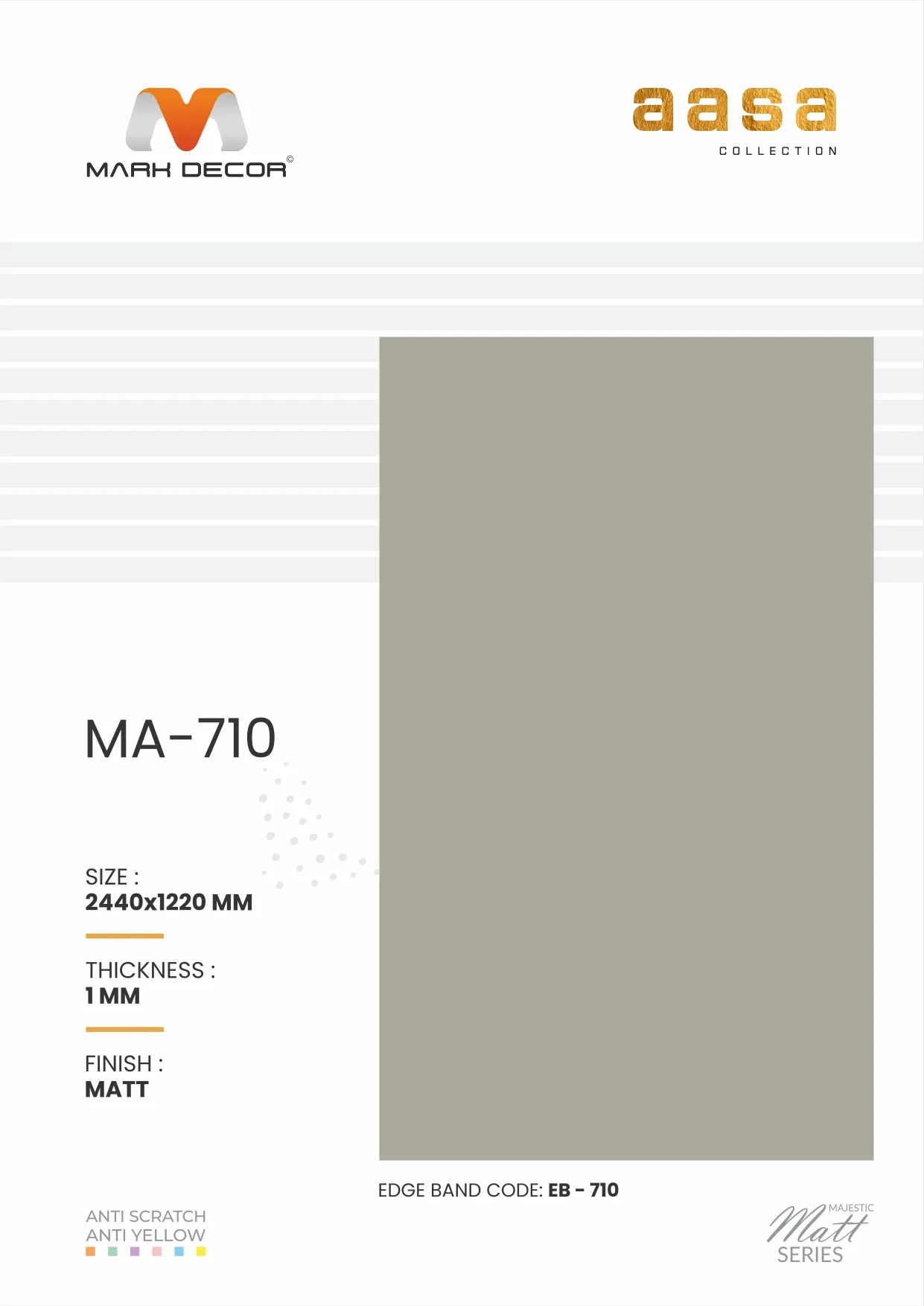 MA-710 AASA Panel Design